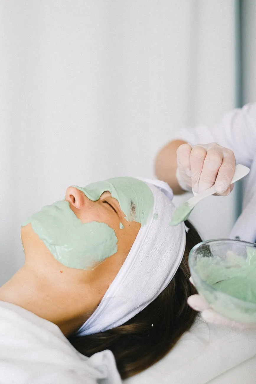 Applying a facial mask