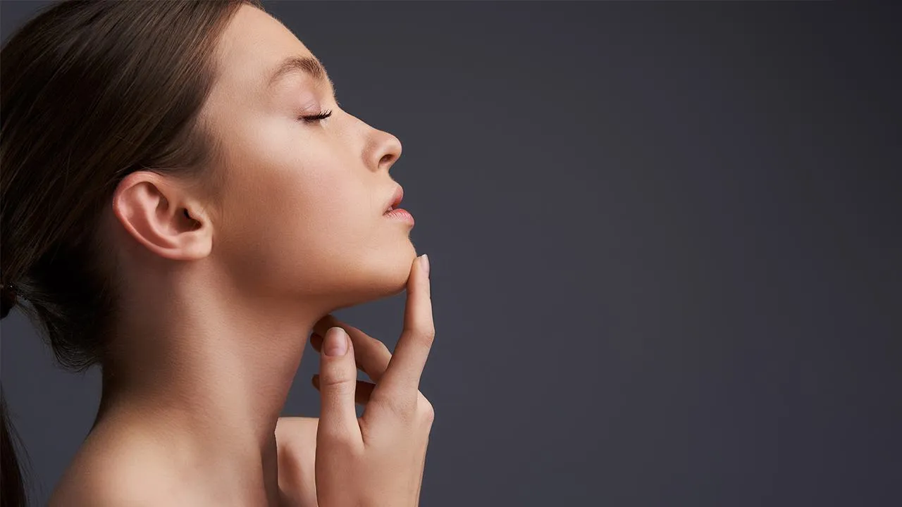 Smooth, glowing skin after a facial